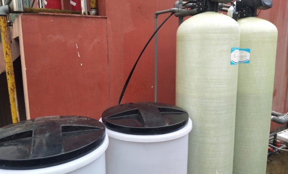 酒店空气能软化水补水系统 